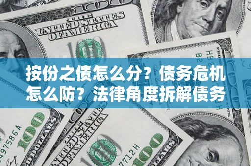 济南按份之债怎么分？债务危机怎么防？法律角度拆解债务分配与风险自保指南