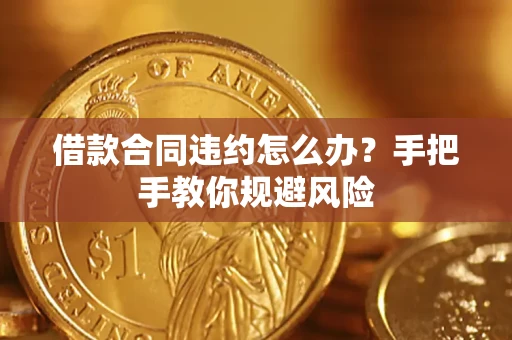 济南借款合同违约怎么办？手把手教你规避风险