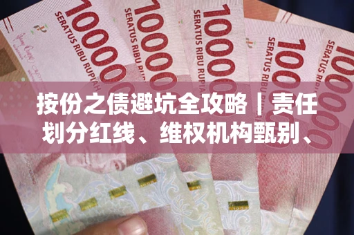 济南按份之债避坑全攻略｜责任划分红线、维权机构甄别、纠纷处理全流程拆解