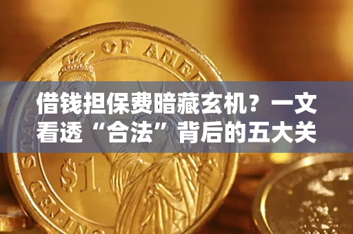 济南借钱担保费暗藏玄机？一文看透“合法”背后的五大关键陷阱