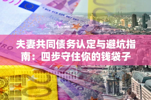 济南夫妻共同债务认定与避坑指南：四步守住你的钱袋子