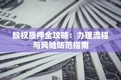 济南股权质押全攻略：办理流程与风险防范指南